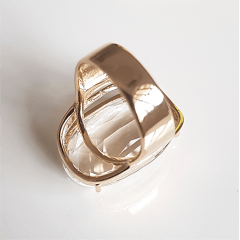 anel cristal white 20x15mm - modelo Presence 
