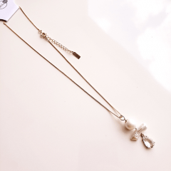 Colar Elegance curto - banhado a ouro  