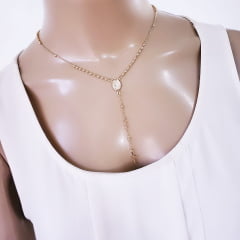 #Colar terço  - banhado a ouro