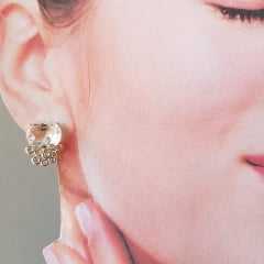 #Conjunto de cristal white e zircônias 