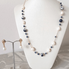 Conjunto Ateliê sodalita e pérolas