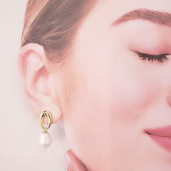 Conjunto Ateliê jade amarela, pérola e cristais - banhado a ouro