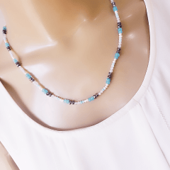 #Conjunto colar + brinco com cristais e pérola  - banhado a ouro
