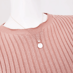 #Conjunto colar + brinco - de madrepérola e cristal white - banhado a ouro    